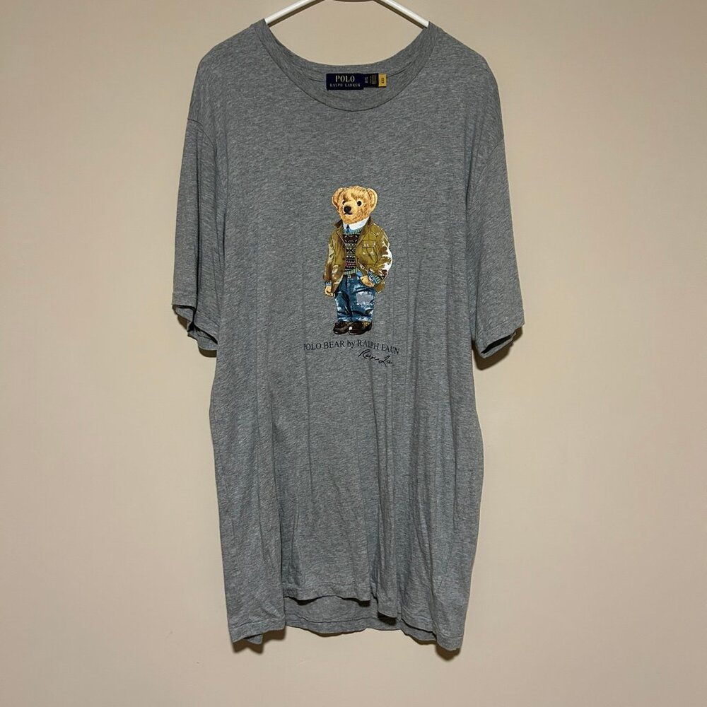 Polo Ralph Lauren Polo Bear T-Shirt Grey - Men's Large Tall